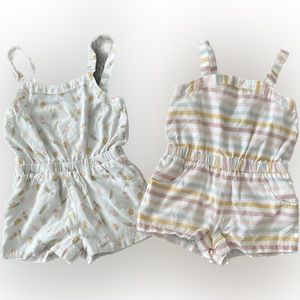 Cynthia Rowley baby girl rompers 12-18 months